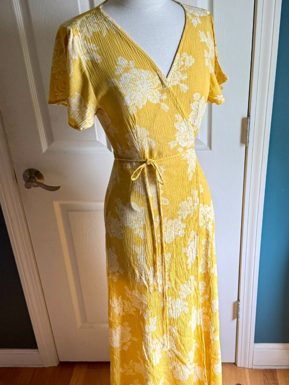 Lulus Heart of Marigold Wrap Dress - Size Small